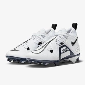 Nike Alpha Menace Pro 3 White Black Football Cleats CT6649-108  Mens no box